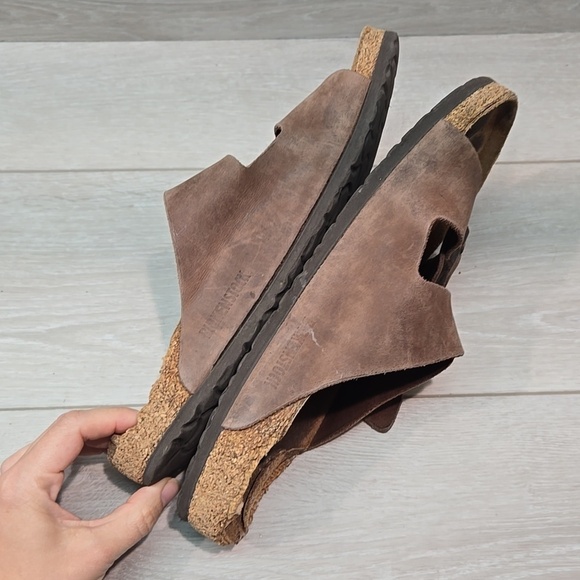 Birkenstock Mens Arizona  Suede Sandals with Buckle Straps Shoes Sz 44/11 Regula main image 5